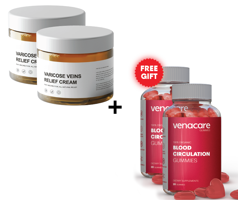 2x VaricoseCream™ (+2 FREE Supplement Gummies)