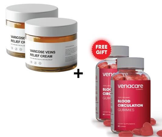 2x VaricoseCream™ (+2 FREE Supplement Gummies)