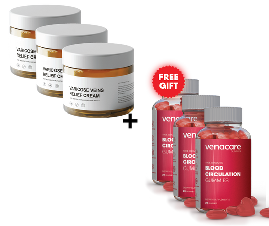 3x VaricoseCream™ (+3 FREE Supplement Gummies)