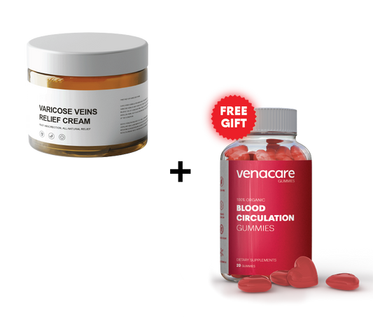 1x VaricoseCream™ (+1 FREE Supplement Gummies)