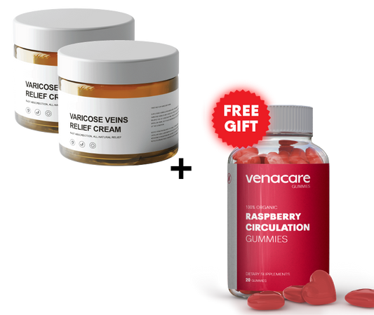 2x VaricoseCream™ (70% OFF + FREE Supplement Gummies)